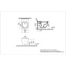 Подвесной унитаз VITRA MIA ROUND безободковый 7510B003-0075
